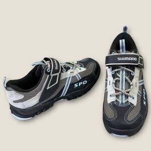 Shimano SPD SH-WM41 Womens Cycling Mountain Bike Shoes US 7.2 EU 39 Bolt Cleats